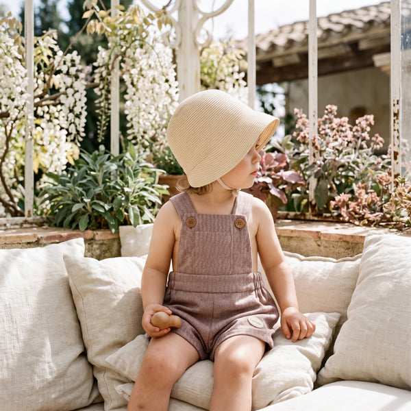 Boys Burgundy Overall — AGU Baby