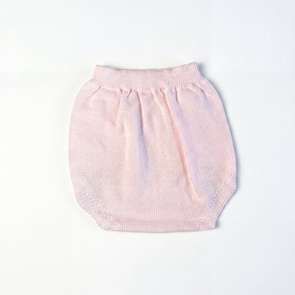 Girl Pink Bloomer With Buttons — AGU Baby Spanish baby clothes