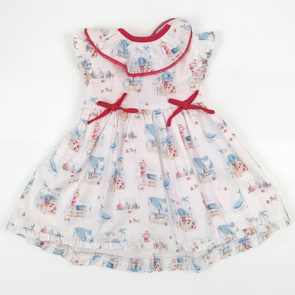 Girls Printed Whales Dress — AGÜ Baby Spanish baby clothes