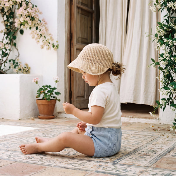 Light Blue Bloomer With Buttons — AGU Baby