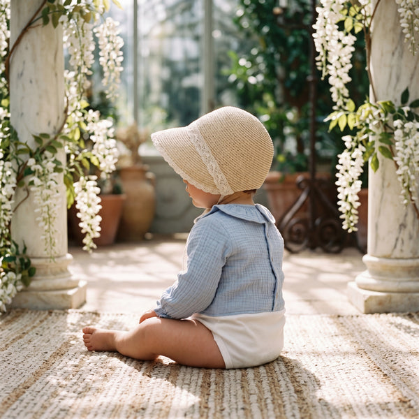 Light Blue Body Long Sleeve with Collar — AGU Baby