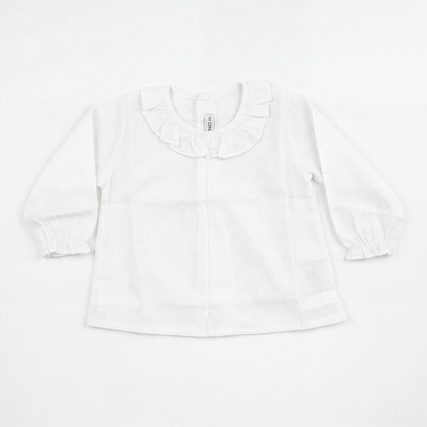White Shirt Collar Plumeti — AGÜ Baby Spanish baby clothes