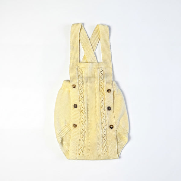 Yellow Dot Romper — AGU Baby Spanish baby clothes