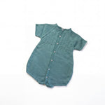 Aquamarine Romper — AGÜ Baby Spanish baby clothes