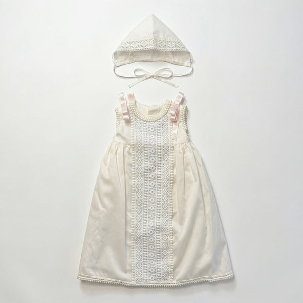 Baton Baptism Lace Dress — AGÜ Baby Spanish baby clothes