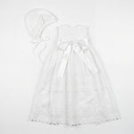 Baton Baptism White Lace Dress — AGÜ Baby Spanish baby clothes