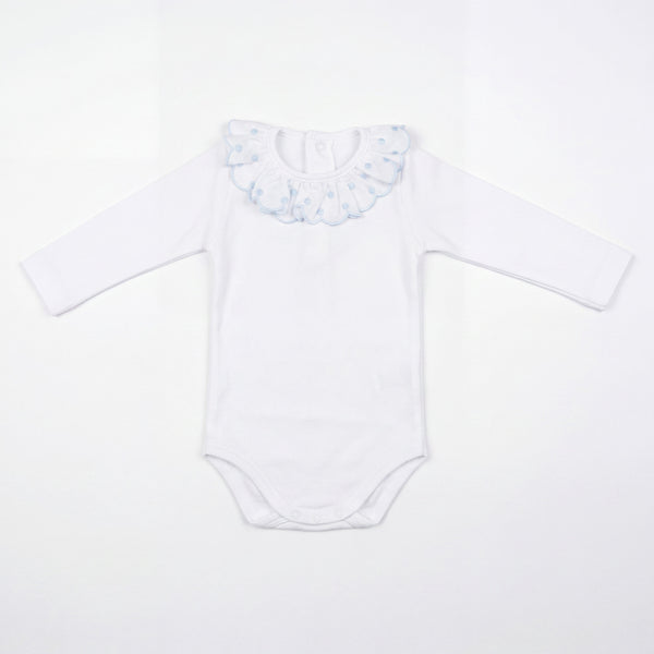 Beige Body with Dots Collar — AGÜ Baby Spanish baby clothes