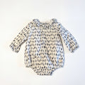 Blue Feathers Romper — view 1