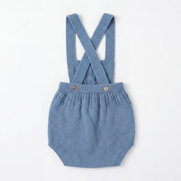 Blue Romper — AGÜ Baby Spanish baby clothes