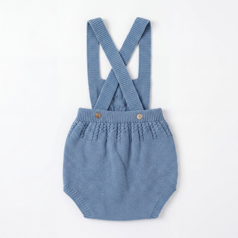 Blue Romper — AGÜ Baby Spanish baby clothes