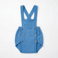 Blue Romper — view 5 — handcrafted in Spain — AGÜ Baby — view 5