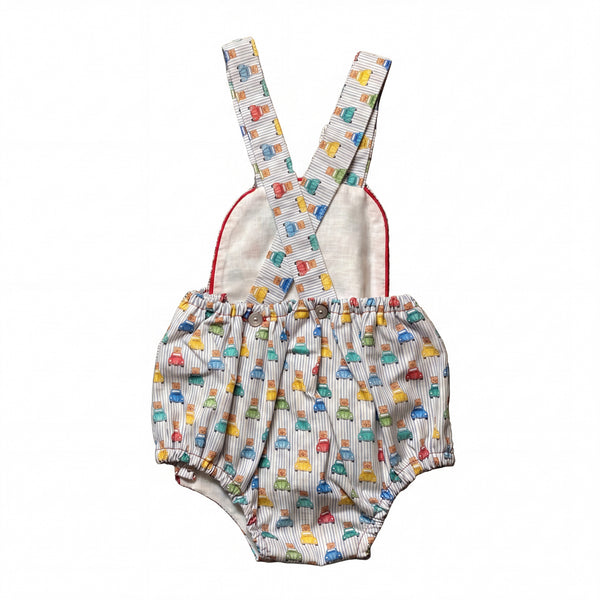 Boys Cars Printed Romper — AGU Baby Spanish baby clothes