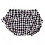 Girl Black Vichy Ruffle Bloomer — AGÜ Baby Spanish baby clothes