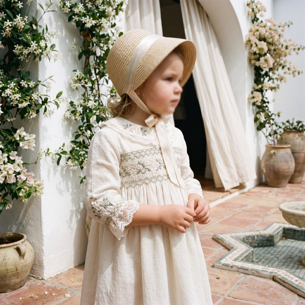 Girl Black Vichy Ruffle Bloomer — view 2 — handcrafted in Spain — AGÜ Baby