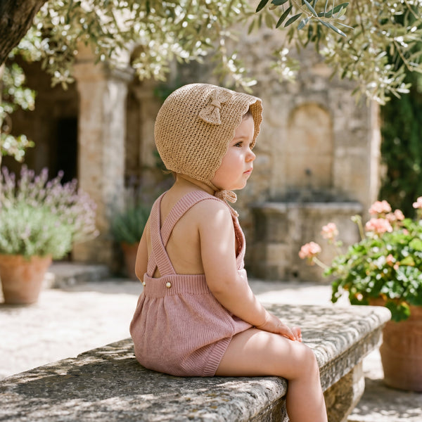 Girl Pink Makeup Borlones Romper — AGU Baby