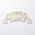 Girls Beige Cropped Cardigan — view 1