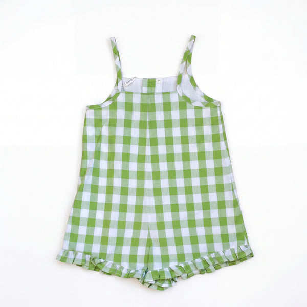 Girls Light Green Jumpsuit — AGU Baby Spanish baby clothes