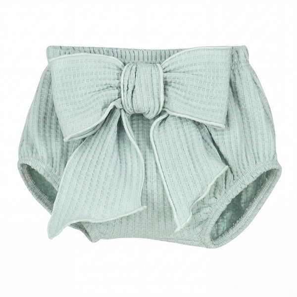 Girls Mint Bloomer with Bow — AGÜ Baby Spanish baby clothes