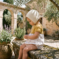 Girls Mustard Printed Romper — view 2