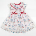 Girls Printed Whales Dress — AGÜ Baby Spanish baby clothes — view 1