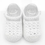 Girls Shoes Knitted One Size — view 3 — handcrafted in Spain — AGÜ Baby