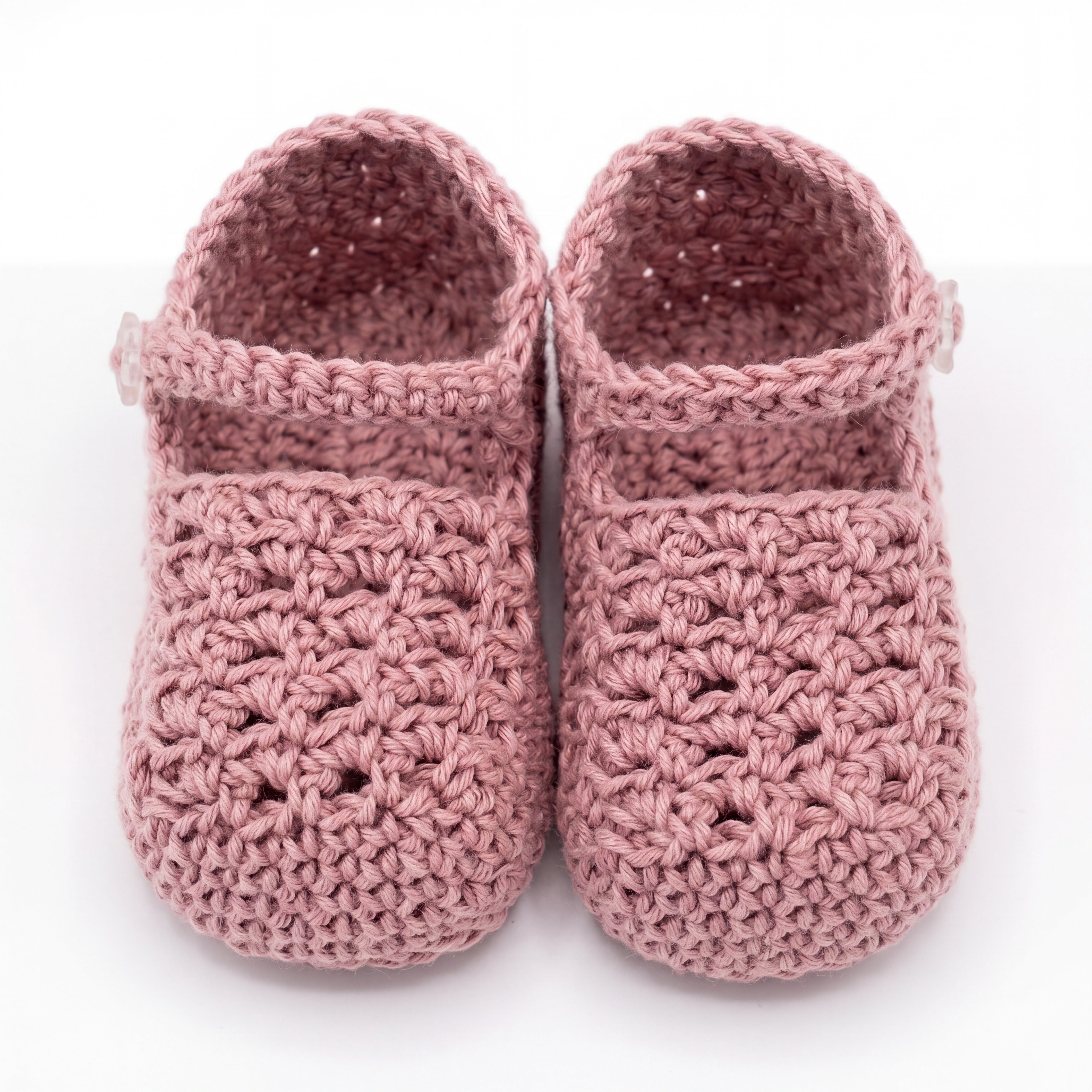 Girls Shoes Knitted One Size — view 4 — handcrafted in Spain — AGÜ Baby