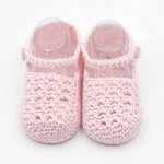 Girls Shoes Knitted One Size — view 5 — handcrafted in Spain — AGÜ Baby