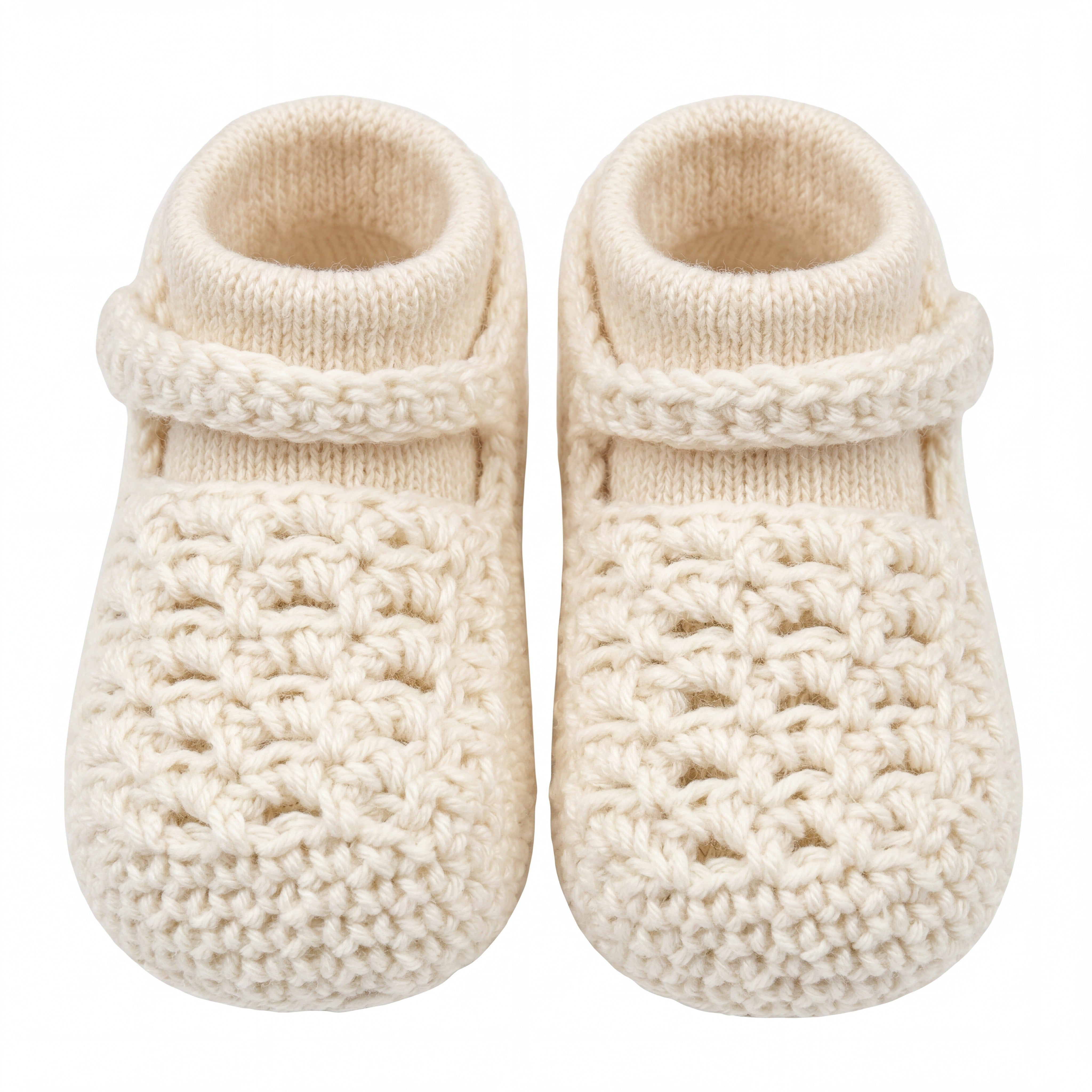Girls Shoes Knitted One Size — view 6 — handcrafted in Spain — AGÜ Baby