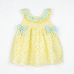 Girls "Zadie" Lemon Floral Dress — AGÜ Baby Spanish baby clothes