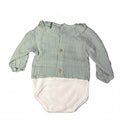 Green Body Long Sleeve with Collar — view 3