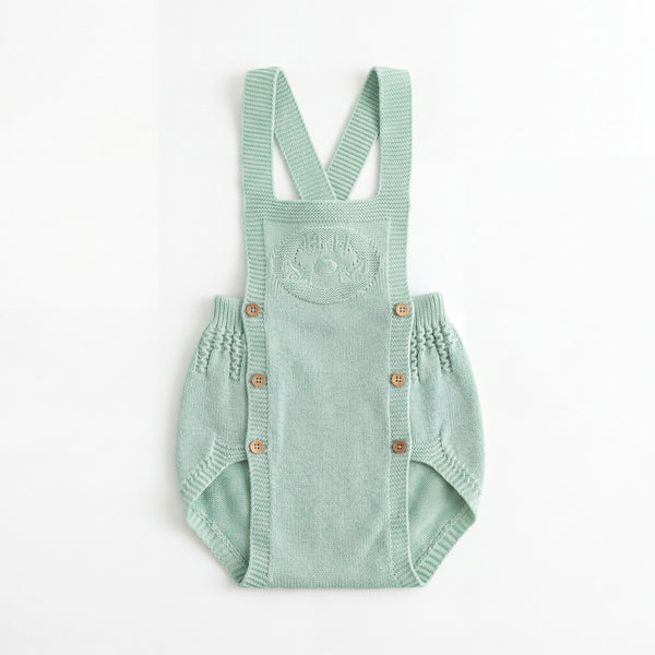 Light Blue Romper — AGÜ Baby Spanish baby clothes