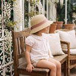 Short Sleeve Plumeti White and Light Pink Body — view 2 — handcrafted in Spain — AGÜ Baby