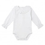 White Body Plumeti with Collar — AGÜ Baby Spanish baby clothes