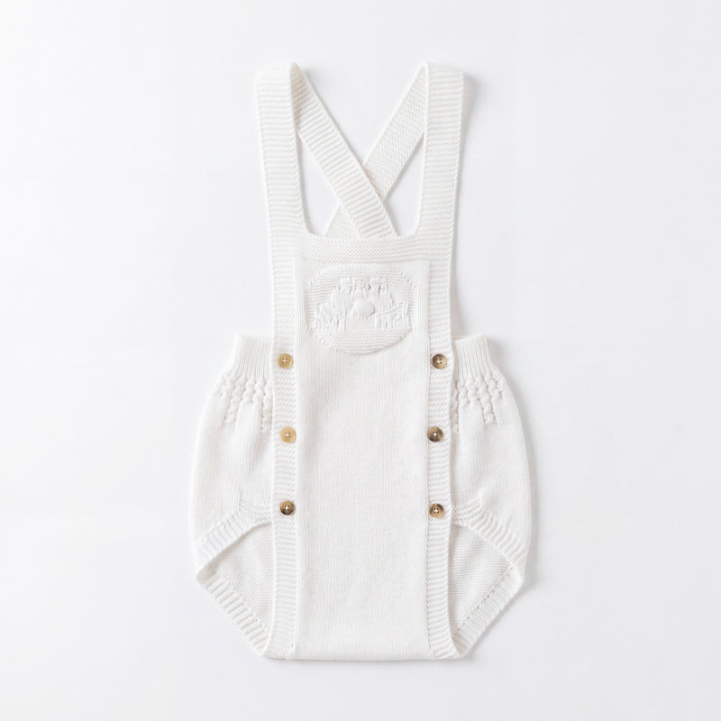 White Romper — AGÜ Baby Spanish baby clothes